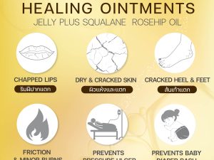 Vaseline Jelly Plus Squalane Rosehip Oil วาสลีน เจลลี่ พลัส สควาเลน โรสฮิปออยล์